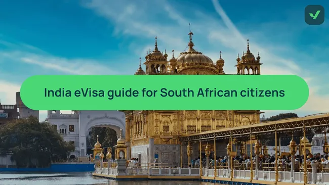 India Visa for South African passport holders cover image