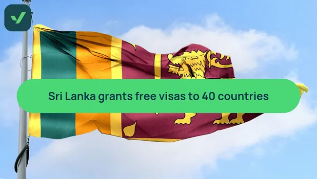 Sri Lanka approves free visas for 40 countries cover image