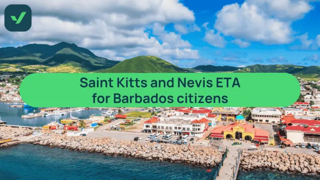 Saint Kitts and Nevis ETA for Barbados citizens cover image