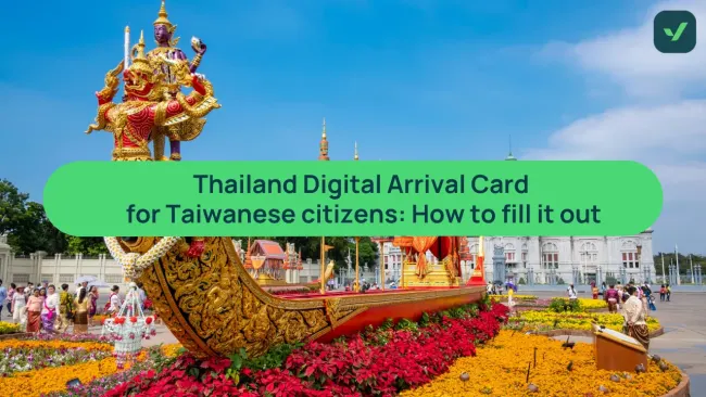 Thailand Digital Arrival Card for Taiwanese citizens: Apply online in minutes cover image