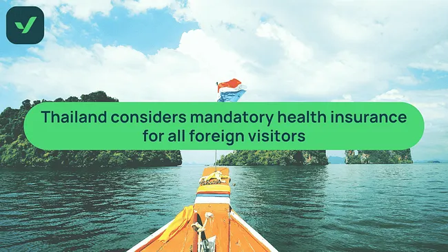 Thailand plans mandatory health insurance for tourists cover image