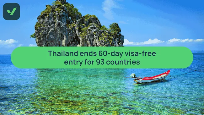 Thailand ends 60-day visa-free entry for 93 countries cover image
