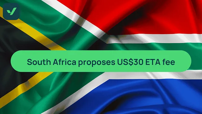 South Africa proposes US$30 fee for ETA applications cover image