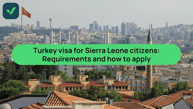 Turkey visa for Sierra Leone cover image