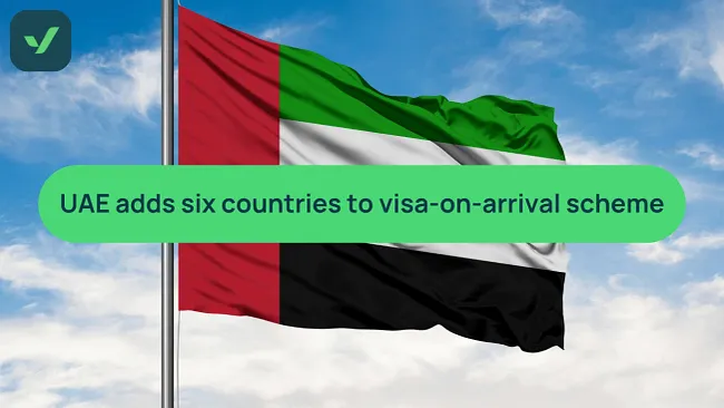 UAE expands visa-on-arrival to six more countries cover image
