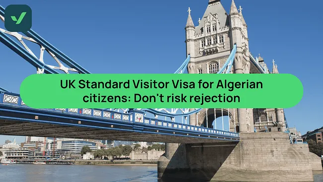 UK Standard Visitor Visa for Algerian citizens: Don't risk rejection cover image
