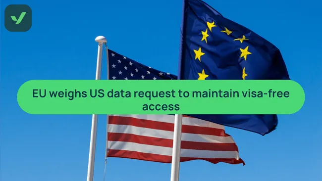 EU faces US pressure on police data for visa-free travel cover image