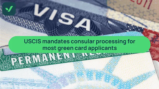 US green card applicants must now apply from outside US cover image