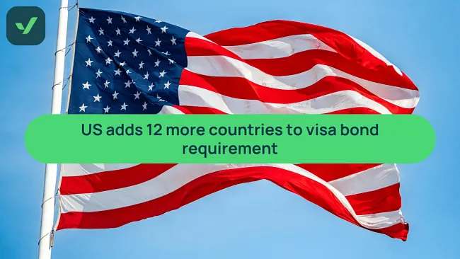 US adds 12 more countries to visa bond list | iVisa cover image
